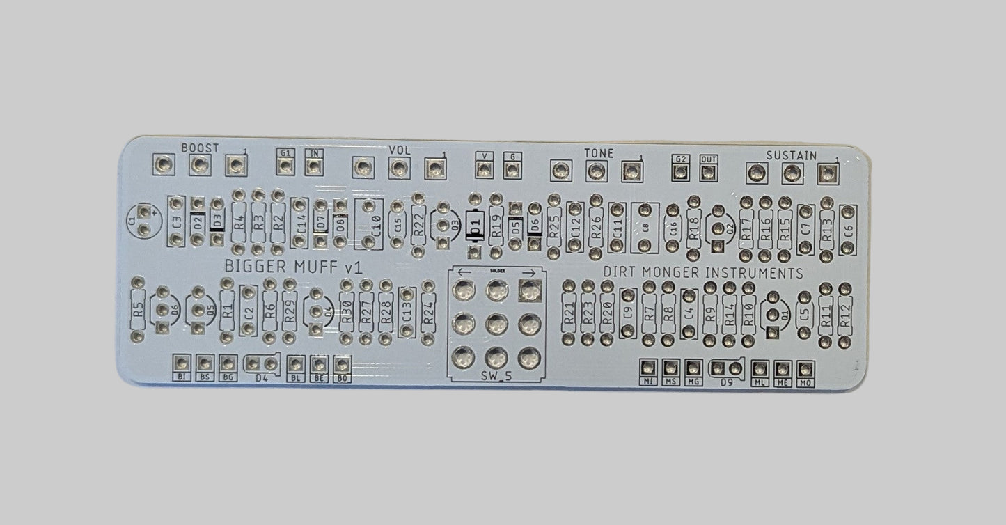 Bigger Muff DIY PCB