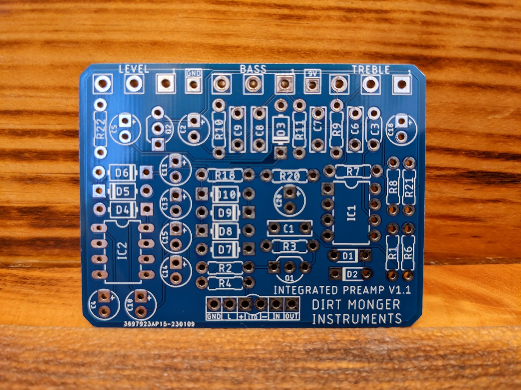 Integrated Preamp PCB